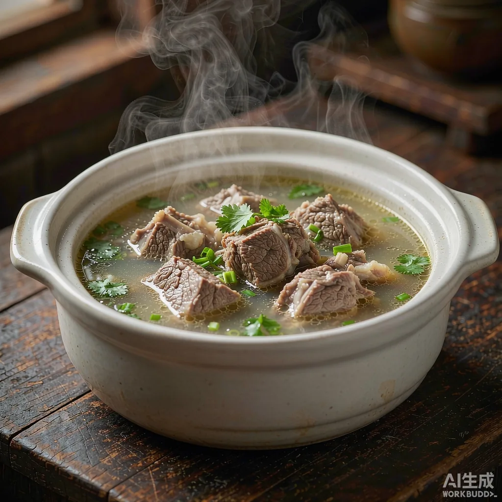 清炖羊肉 宁夏滩羊汤 滋补汤品
