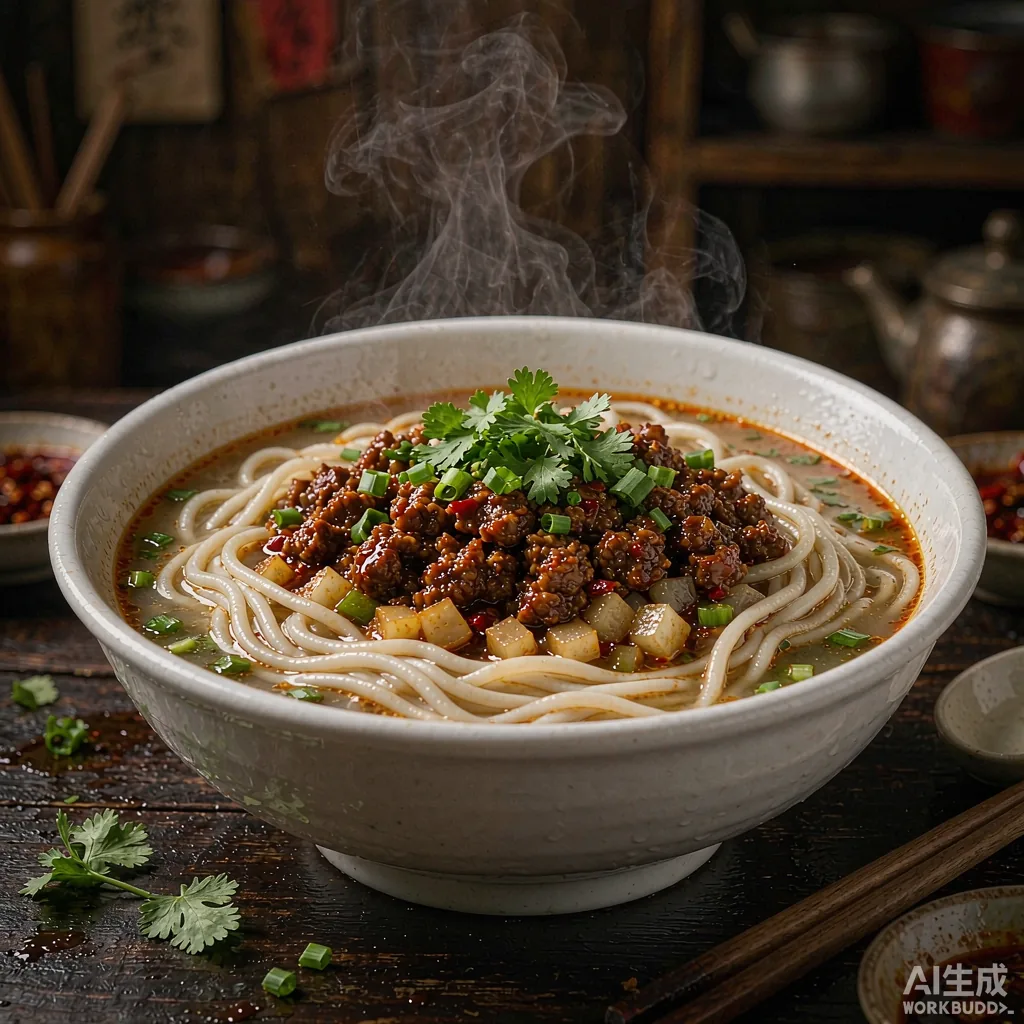 羊肉臊子面 宁夏手工面 特色面食